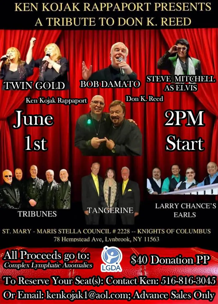 Larry Chance and the Earls event poster for June 1, 2025